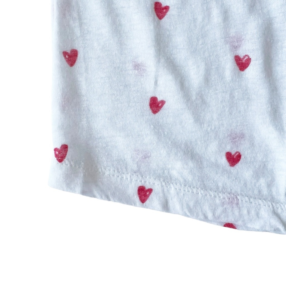 Rails Cara Linen Heart Print Tee | Xs - image 7